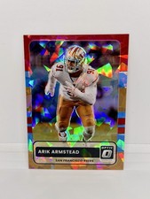 ARIK ARMSTEAD 2025 Donruss Optic Retro Blue Ice Prizm /55 San Francisco 49ers