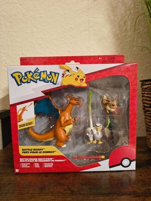 Pokemon Battle Figure Multi-Pack Glurak + Evoli + Lauchzelot - NEU - Blitzver.