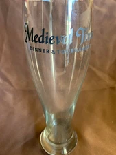 Medieval Times Dinner Tournament Souvenir Tall 11” Pilsner Glass