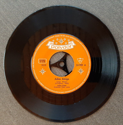 Sacha Distel - Adios Amigo / Mister Casanova von 1962 Vinyl Single Polydor 24909