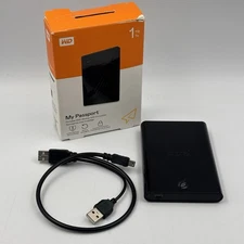 WD 1TB My Passport Portable External Hard Drive (Black) WDBYVG0010BBK-WESN
