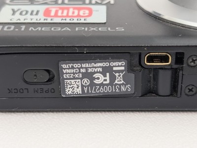 Casio Exilim EX-Z33 10.1MP Digital Camera W/ Battery Tested