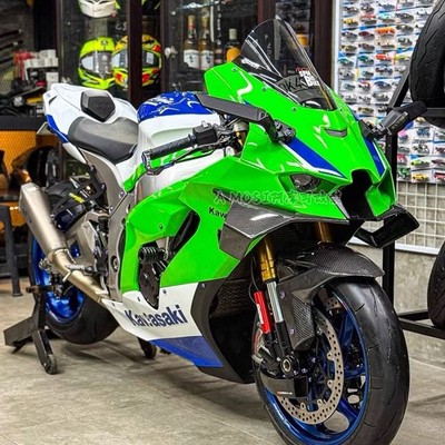 gloss Black Side Winglets Spoilers For Kawasaki Ninja ZX10R ZX10RR