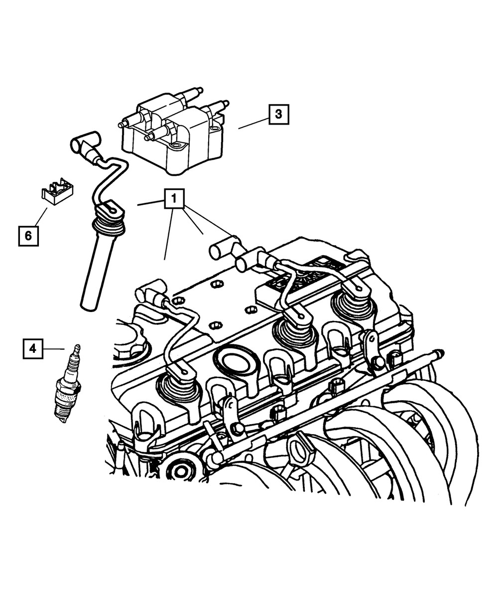 Genuine Mopar Spark Plug 68304149AA
