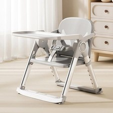Baby Folding Booster Seat High Chair For Dining, Baby Toddler Portable Feeding S