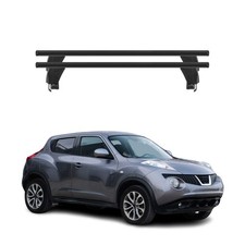 Menabo Dachträger Grundtäger für Nissan Juke 2010-2019 50kg Alu Schwarz 2 tlg