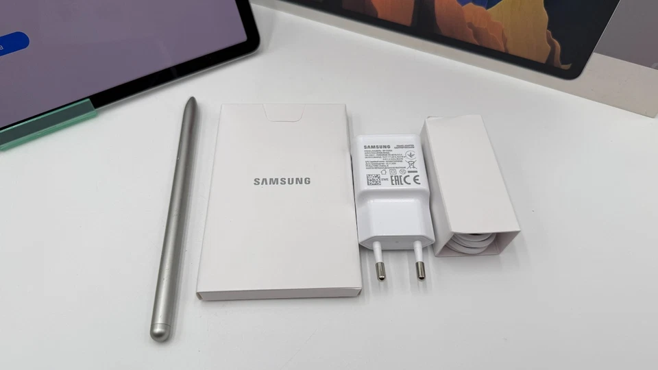 Samsung Galaxy Tab S7+ - SM-T970 - 256 GB - Mystic Silver - WiFi - mit OVP - Bild 2 von 4