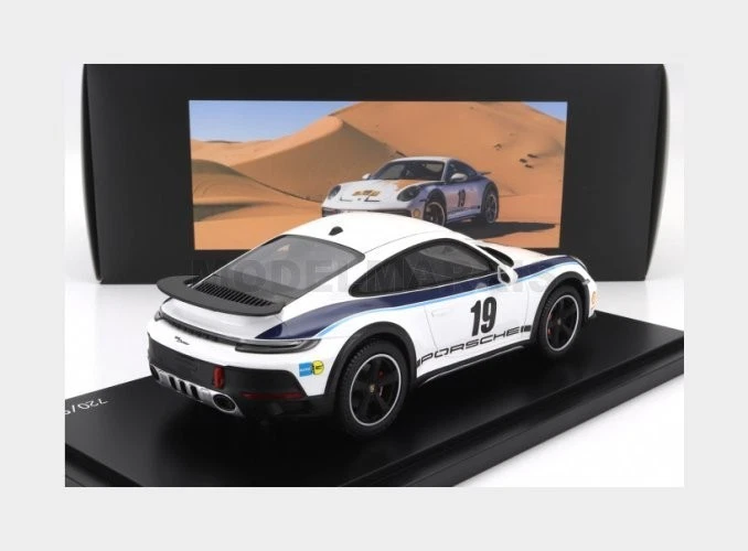 SPARK-MODEL WAP0210040PDKK PORSCHE - 911 992 COUPE N 19 RALLY DAKAR DESIGN 2022  - Immagine 2 di 2