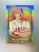 Mike Trout 2024 Topps Allen & Ginter Hot Box Silver Foil #280 Los Angeles Angels