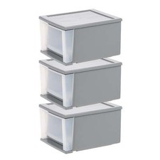  17 Qt Medium Plastic Drawers, Under Bed Stor...