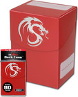 Red BCW Gaming Deck Case - Holds 80 Sleeved Gaming cards - Card Protector — photo 2