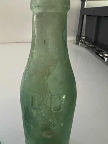 2 ANTIQUE COCA COLA BOTTLES ONE MARKED C.C EXMORE VIRGINIA - Foto 3 di 20