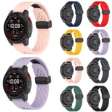 For Garmin Fenix 7X6X Pro5X765 3Gen 2 Quick Fit Silicone Watch Band Strap  
