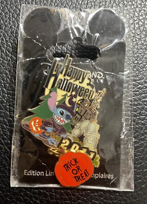 Disney DLP Halloween 2011 Stitch LE  Dangle Pin