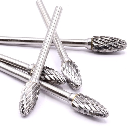 5x VHM Schaftfräser 6mm Frässtifte Fräser Gravur für Dremel Proxxon Zubehör - Bild 3 von 6