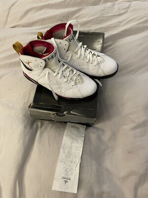 Air Jordan 7 VII Retro Cardinal 304775 104 2011 UK 9 US 10