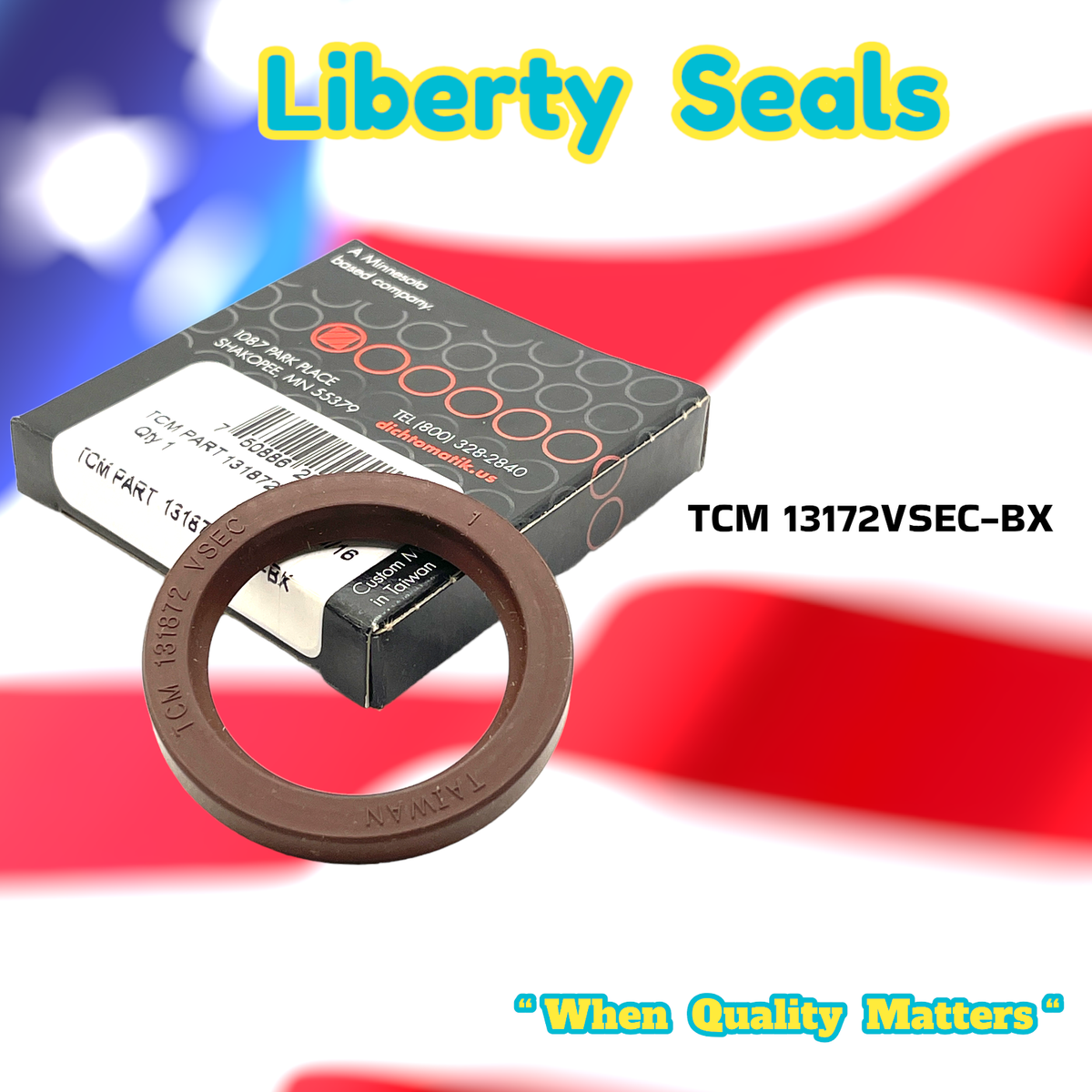 TCM 131872VSEC-BX DICHTOMATIK Rotary Shaft Seal | WAY BOXED | 34