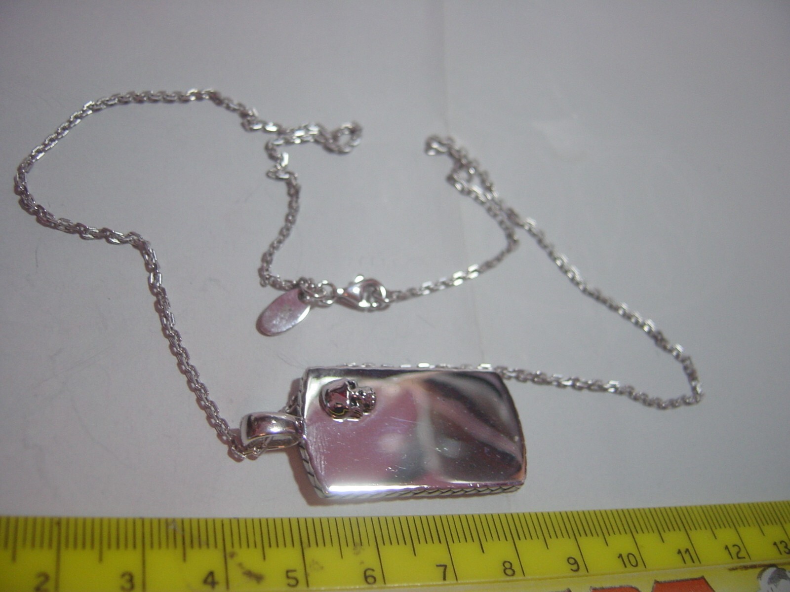 extremely high quality-solid silver 18"chain & "s… - image 18