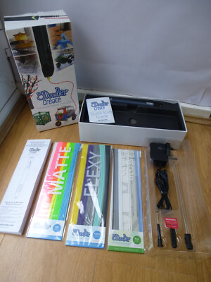 3DOODLER CREATE 3D DRUCKERSTIFT & GROSSES STARTERKIT x50 PLA+ mit WERKZEUGEN ABS FLEXY