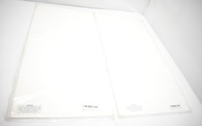 Mega Format Expanded Sheets Rigid White PVC Plastic 6"x 12" x 1/4" 6mm Thick