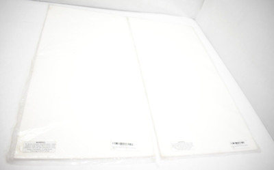 Mega Format Expanded Sheets Rigid White PVC Plastic 6''x 12'' x 1/4'' 6mm Thick