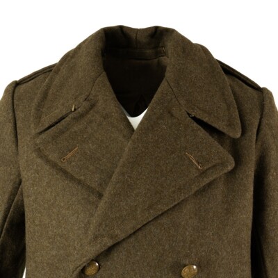 British Army Greatcoat 40 Pattern Wool WW2 Post War Era Military