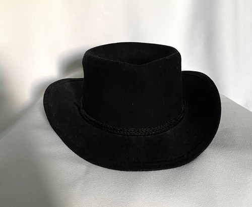 Dorfman Pacific Black 100% Wool Hat WPL 