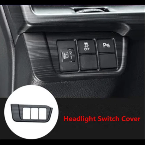Wood Grain Headlight Button Switch Panel Cover Trim For Honda CR-V CRV 2023 2024 - Bild 1 von 12