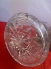 GLASS CRYSTAL DECANTER ETCHING DETAILS TOPPER flared, bell-shaped body — photo 10