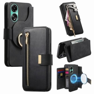 RanTuo Cover per Oppo A78 4G, AntiGraffio, Silicone Morbido, Antiurto, Cover Custodia per Oppo A78 4G.(Nero