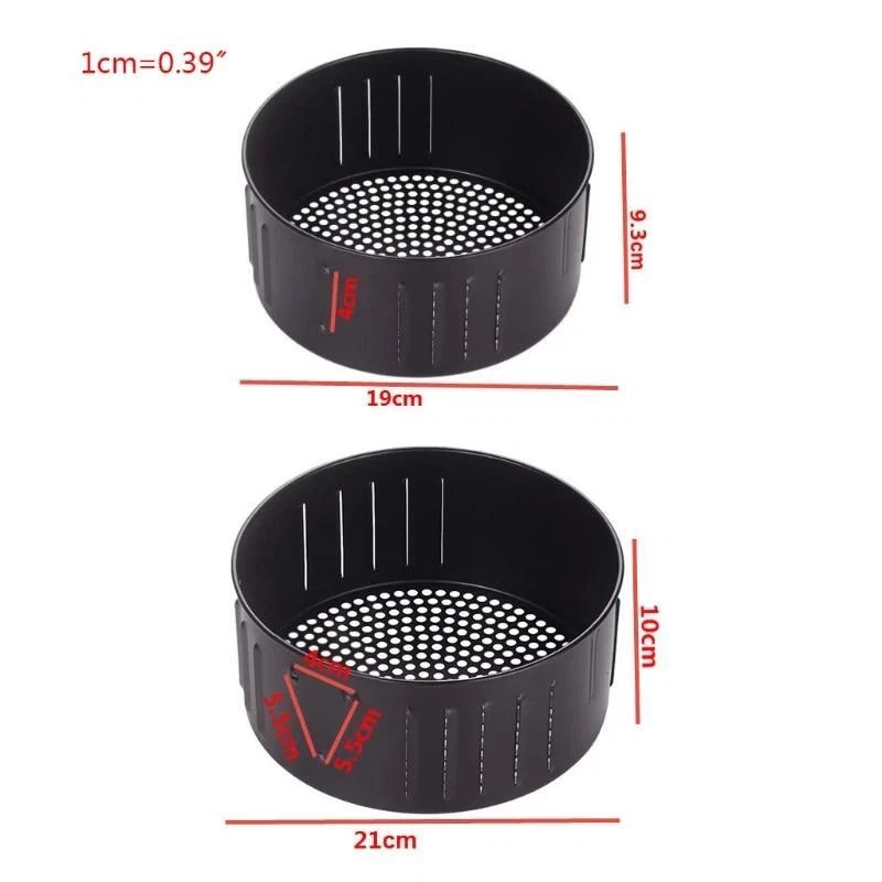 Universal Durable Compact Air Fryer Replacement Basket Accessories Reusable