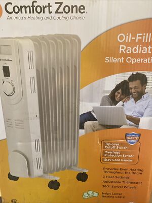 comfort zone CZ7007 Portable Heater - White for sale online | eBay