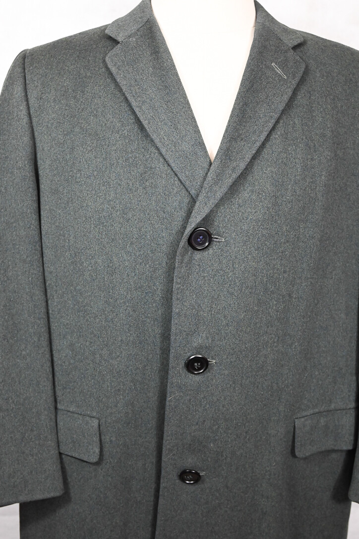 PRISTINE Georgian Covert by Chester Barrie Saville Row England Wool Overcoat 42 image 2
