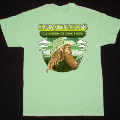 Chris Stapleton Tour 2025 Gift for Fan S to 5XL Green T-shirt