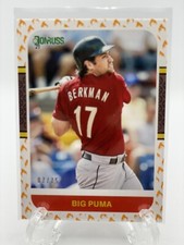 Lance Berkman Variation (Big Puma) 2021 Donruss Baseball On Fire #23/75 Astros