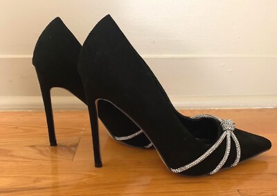 NWOB Black Stilettos Pumps - size EUR 42 (US 11)