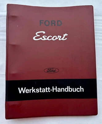 FORD Escort 1 Hundeknochen Werkstatt Reparatur Handbuch ca.250 S. - Bild 1 von 4