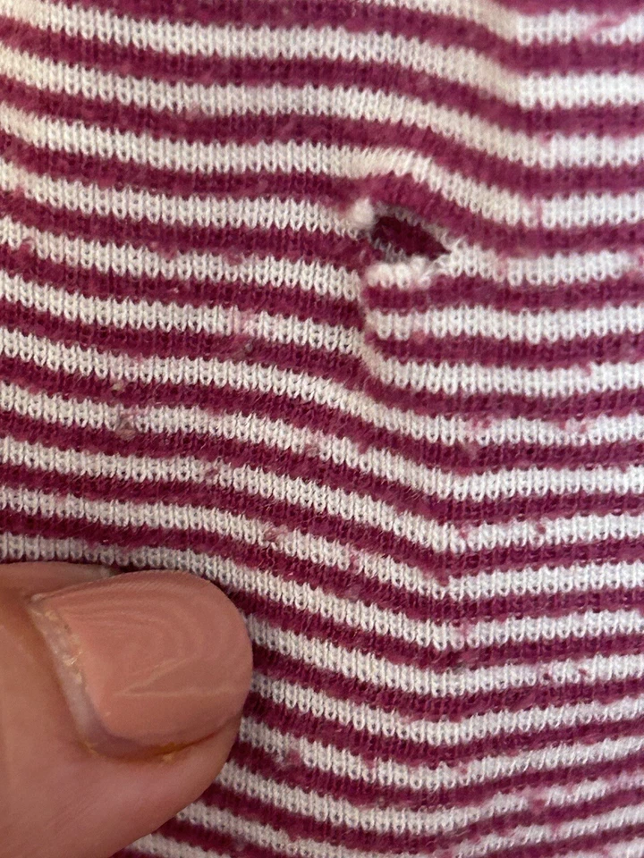 Sudadera con capucha de colección Y2K American Rag Cie para mujer cintura imperio talla L/S grande agujero pequeño Foto 4 de 4