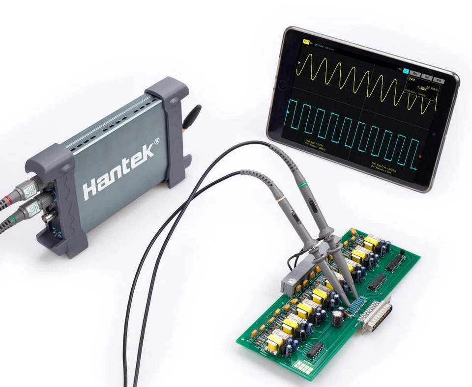 Hantek Idso1070a 250msa/S 70mhz 2ch Osciloscope Iphone/Ipad/Android/Fenster Wifi - Bild 2 von 4