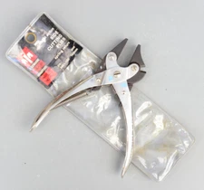 Vintage Rare MAUN Industries England Parallel Jaw Pliers Cutters Side Cutting