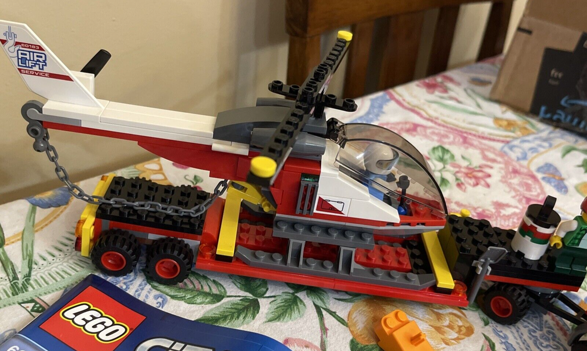 LEGO City 60183 Heavy Cargo Transport w Helicopter 100% Comp w