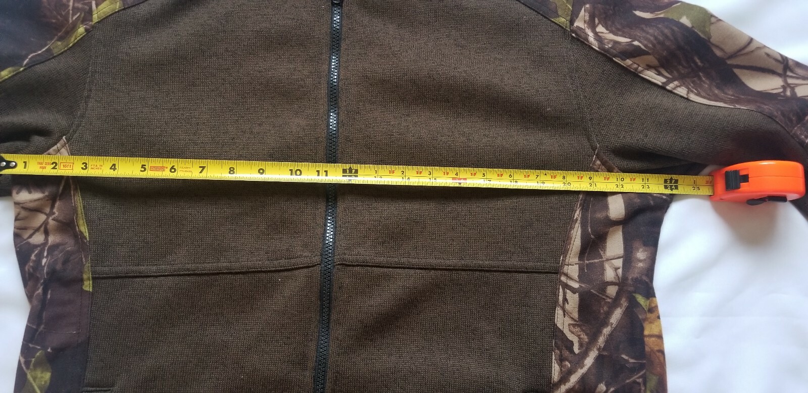  MEN'S ELEMENT GEAR Camo Light Hunting Jacket Size Large Oak Leaf Tree Full Zip