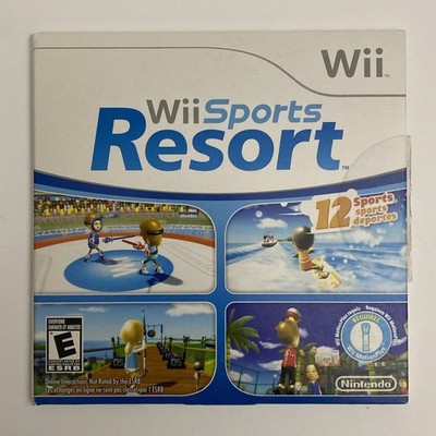 Nintendo Wii Sports Resort W/ Cardboard Sleeve No Manual TESTED