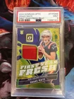 2024 Donruss Optic - First Year Fresh Drake Maye #FYF-DME Blue Hyper Prizm PSA