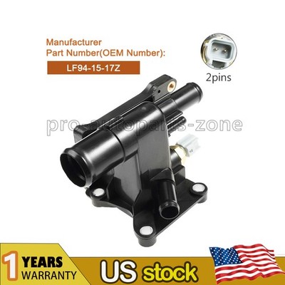 Engine Coolant Water Outlet & Sensor For Mazda 3 5 6 CX-7 2.3L 2.5L LF941517Z