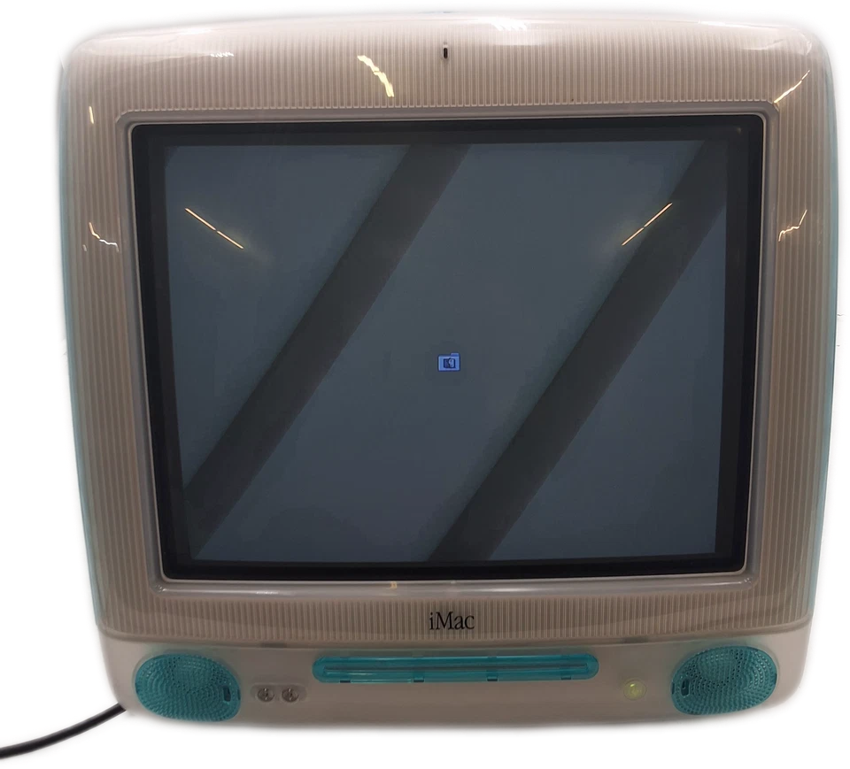 Vintage Apple iMac G3 Blue 15" 256MB 350MHz - Image 2 of 4