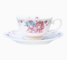 Sanrio Little Twin Stars Kiki Lala Cup Saucer Ceramic 45th Anniversary