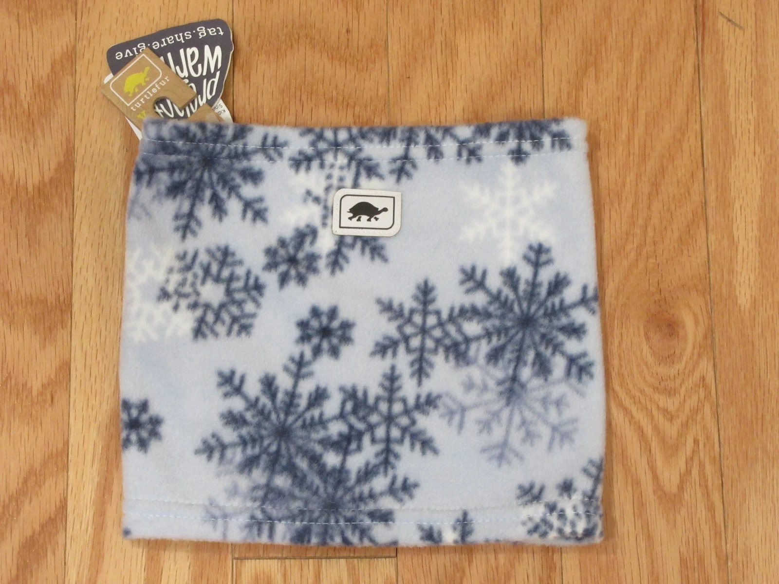 Turtle Fur Kids Fleece Neck Warmer Gaiter Snowflakes 3-6 ~NEW WITH TAG~