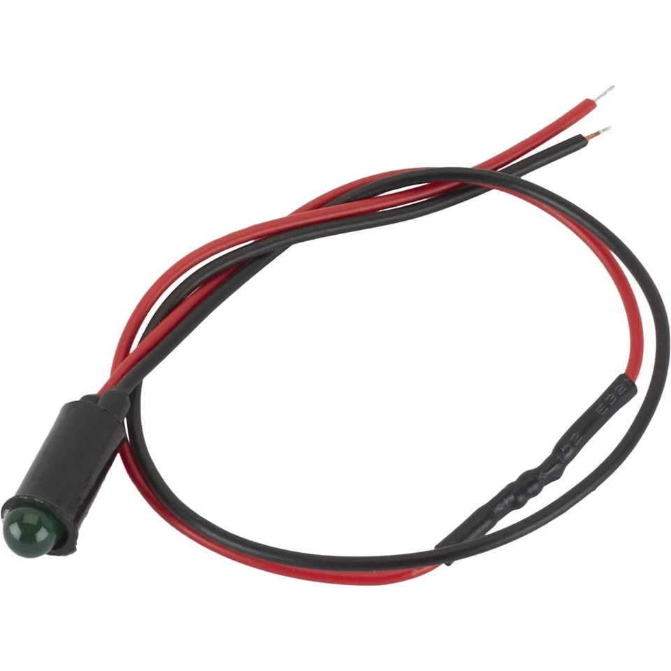 Universal Amber LED Indicator Light Bulbs, 1/4 Inch - Imagem 3 de 4