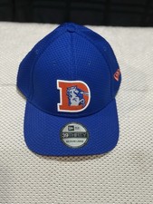 New Era 39THIRTY Denver Broncos Blue/Orange Solid Stretch Fit Baseball Cap M/L